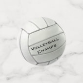 Volleyball Design Table Confetti Konfetti (Klein Vorderseite)