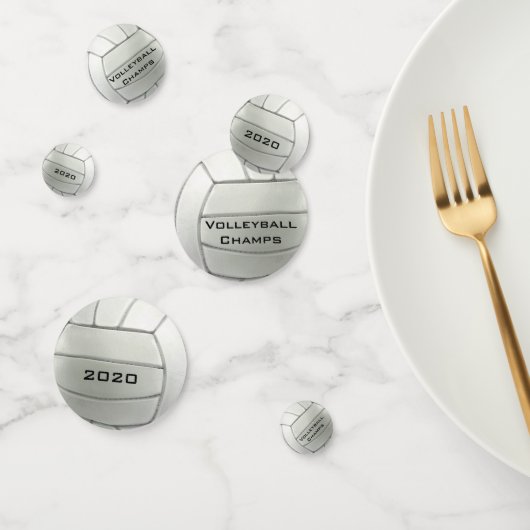 Volleyball Design Table Confetti Konfetti (Gruppe)