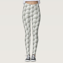 Volleyball-Design überall in Print-Leggings