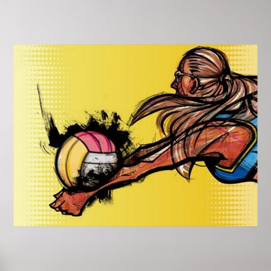 Volleyball DIGG Poster (Vorne)