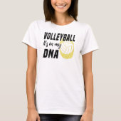 Volleyball DNA Volleyball Player Liebe Ball T-Shirt (Vorderseite)