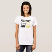 Volleyball DNA Volleyball Player Liebe Ball T-Shirt (Vorne ganz)
