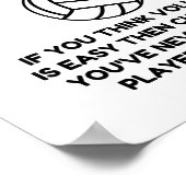 VOLLEYBALL EASY POSTER (Ecke)