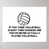 VOLLEYBALL EASY POSTER (Vorne)
