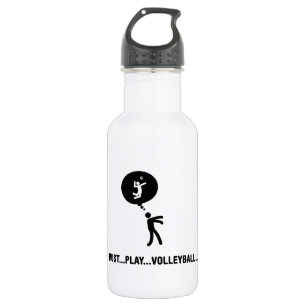 Volleyball Edelstahlflasche