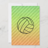 Volleyball Einladung (Rückseite)