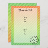 Volleyball Einladung (Vorne/Hinten)