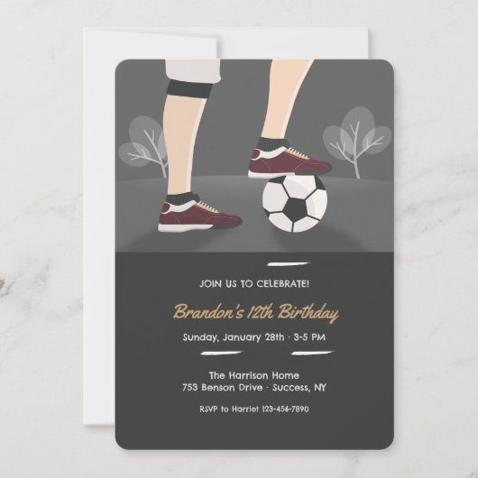 Volleyball Einladung (Vorderseite)