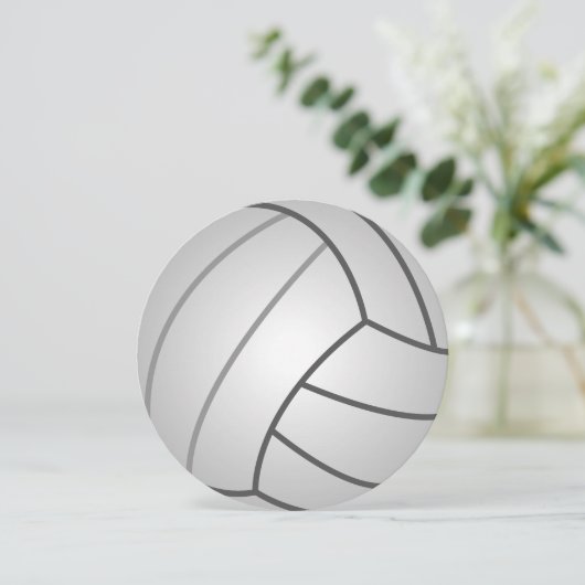 Volleyball Einladung (Stehend Vorderseite)