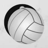 Volleyball Einladung (Vorne/Hinten)