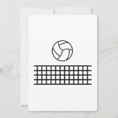 Volleyball Einladung (Vorderseite)