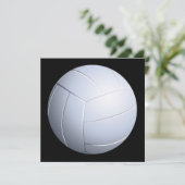 Volleyball-Einladung Einladung (Stehend Vorderseite)