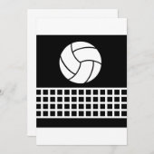 Volleyball-Einladungen Einladung (Vorne/Hinten)