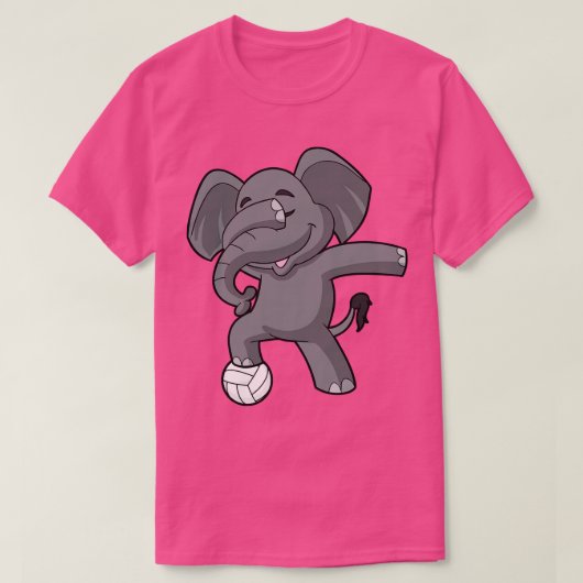 Volleyball Elephant Mama T-Shirt (Design vorne)