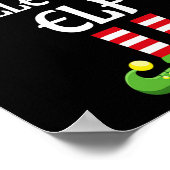 Volleyball Elf Christmas Merry Xmas Volleyball Pla Poster (Ecke)