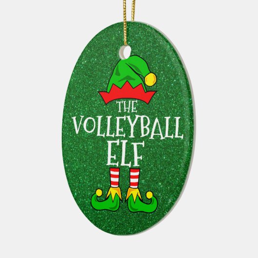 Volleyball Elf Ornament (Links)