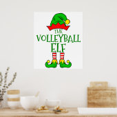 Volleyball Elf Poster (Küche)