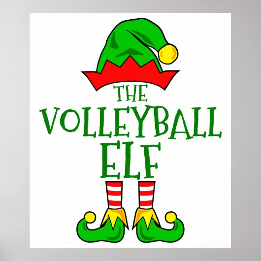 Volleyball Elf Poster (Vorne)