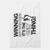 Volleyball Entwürfe Geschirrtuch (Vertikal)