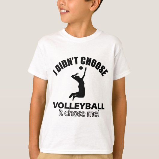 Volleyball Entwürfe T-Shirt (Vorderseite)