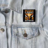 Volleyball - Erfolg ist eine Reise Button (Beispiel)