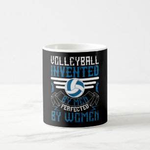 Volleyball - erfunden von Männern perfekt von Frau Kaffeetasse