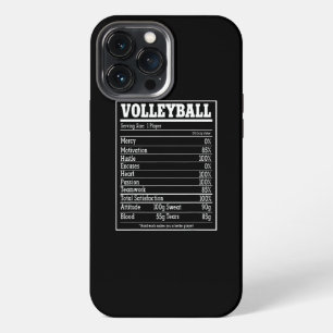 Volleyball-Ernährungsfakten Frauen Männer Spieler iPhone 13 Pro Max Hülle