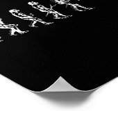 Volleyball Evolution Man Funny Vball Player Bea Poster (Ecke)