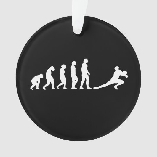 Volleyball-Evolution Ornament (Vorderseite)