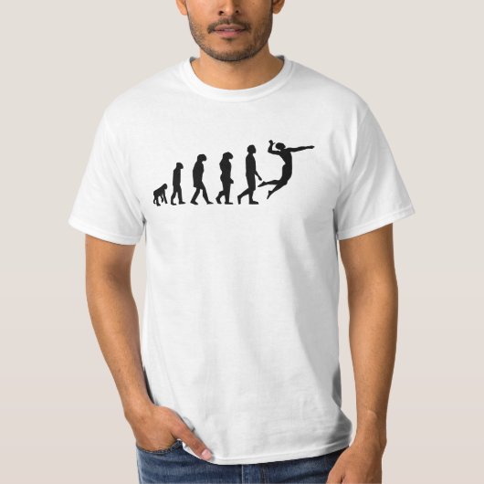 Volleyball-Evolution T-Shirt (Vorderseite)