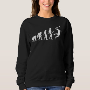 Volleyball Evolution Volleyball Frauen Männer Teen Sweatshirt