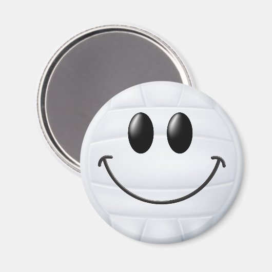 Volleyball Face.png Magnet (Vorderseite/Rückseite)