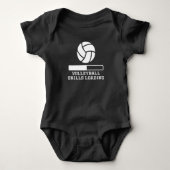 Volleyball-Fähigkeits-Laden Baby Strampler (Vorderseite)
