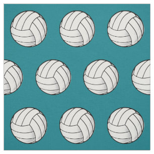 Volleyball-Fan-aquamariner Volleyball Stoff