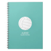 Volleyball Fan Notizblock (Vorderseite)