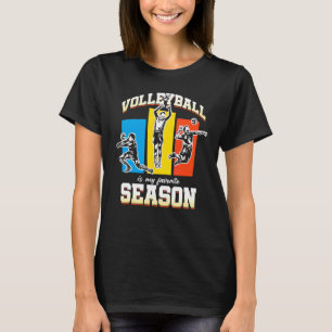 Volleyball Favorit Saison Ball Sport Volleyball T-Shirt