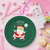 Volleyball-Feiertag Pappteller (Party)