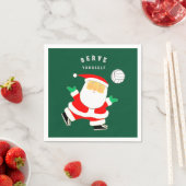 Volleyball-Feiertag Serviette (Beispiel)