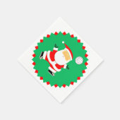 Volleyball-Feiertag Serviette (Ecke)