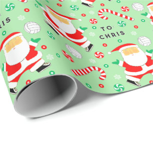 Volleyball-Feiertagsgeschenk Geschenkpapier