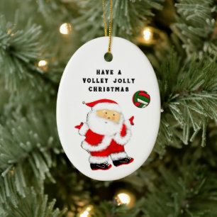 Volleyball Feiertagsgeschenke Keramik Ornament