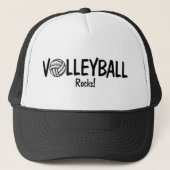 Volleyball-Felsen Truckerkappe (Vorderseite)