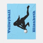 Volleyball-Fleece-Decke Fleecedecke (Vorderseite)