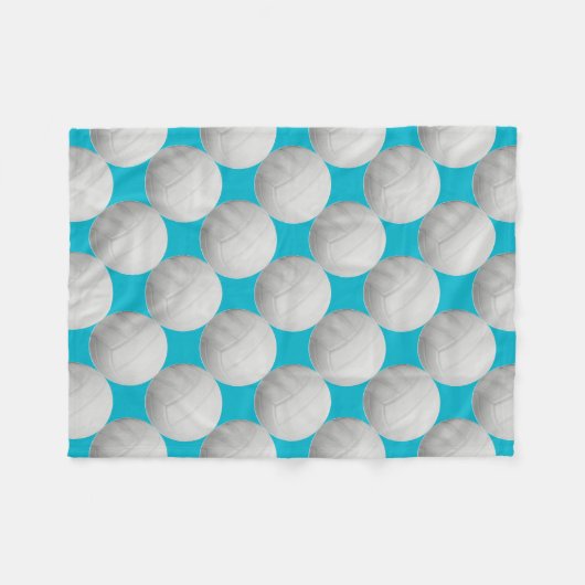 Volleyball-Fleece-Decke Fleecedecke (Vorderseite (Horizontal))