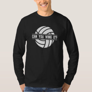 Volleyball-Flügelangreifer Mannschaftsspieler Tra T-Shirt