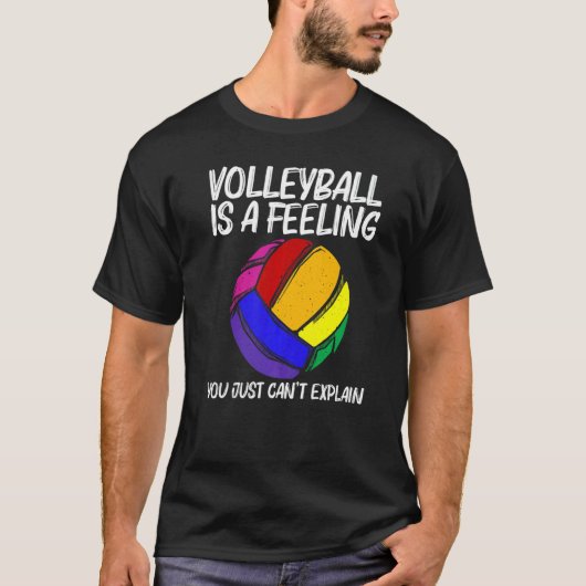 Volleyball For Men Women Volleyball Sport Player T-Shirt (Vorderseite)