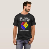 Volleyball For Men Women Volleyball Sport Player T-Shirt (Vorne ganz)