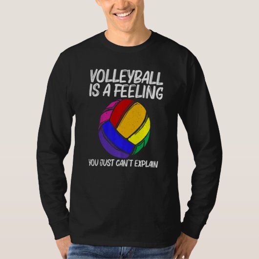 Volleyball For Men Women Volleyball Sport Player T-Shirt (Vorderseite)