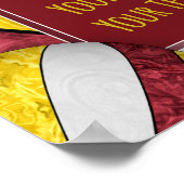 Volleyball-Foto der Mädels Poster (Ecke)