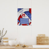 Volleyball-Foto Poster (Küche)